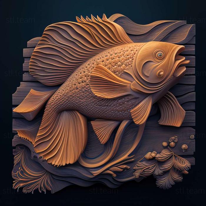 3D model Comet fish fish (STL)